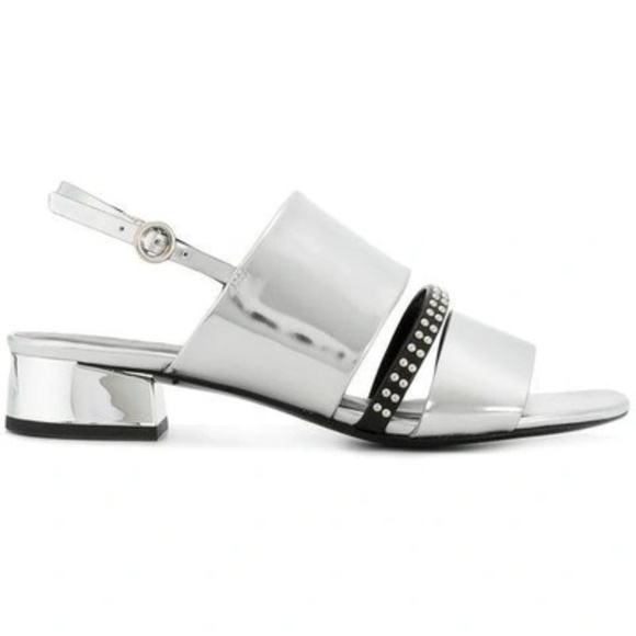 3.1 PHILLIP LIM Drum Studded Slingback Sandal - Size 39.5 - Picture 3 of 5